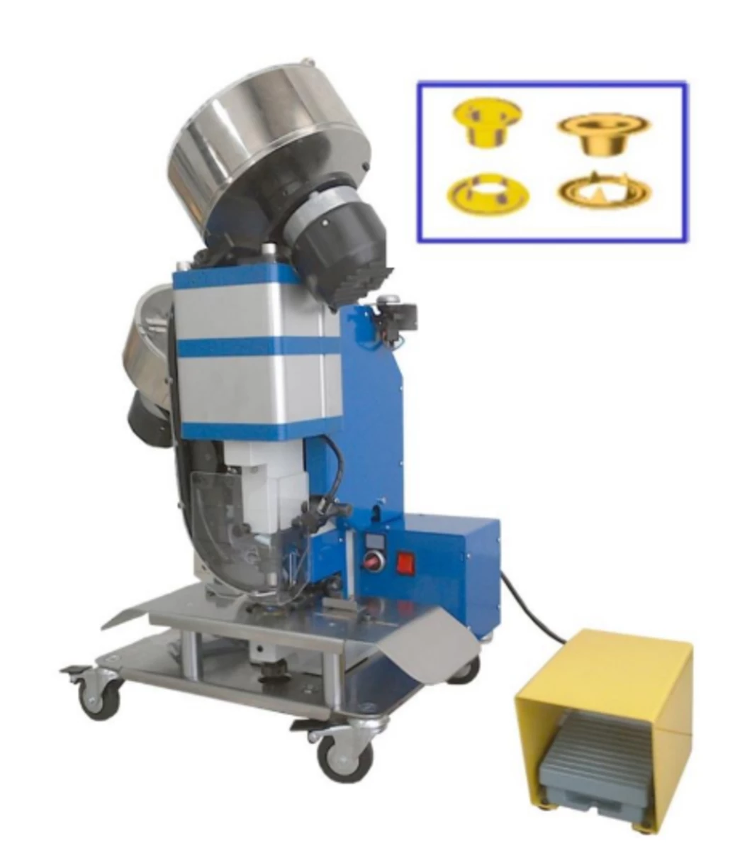 J269C - MACHINE PNEUMATIQUE AVEC 2 DISTRIBUTIONS POUR POSER ŒILLETS ET RONDELLES METALLIQUES